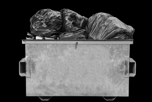 Documented evidence of missed commercial rubbish collection with photo